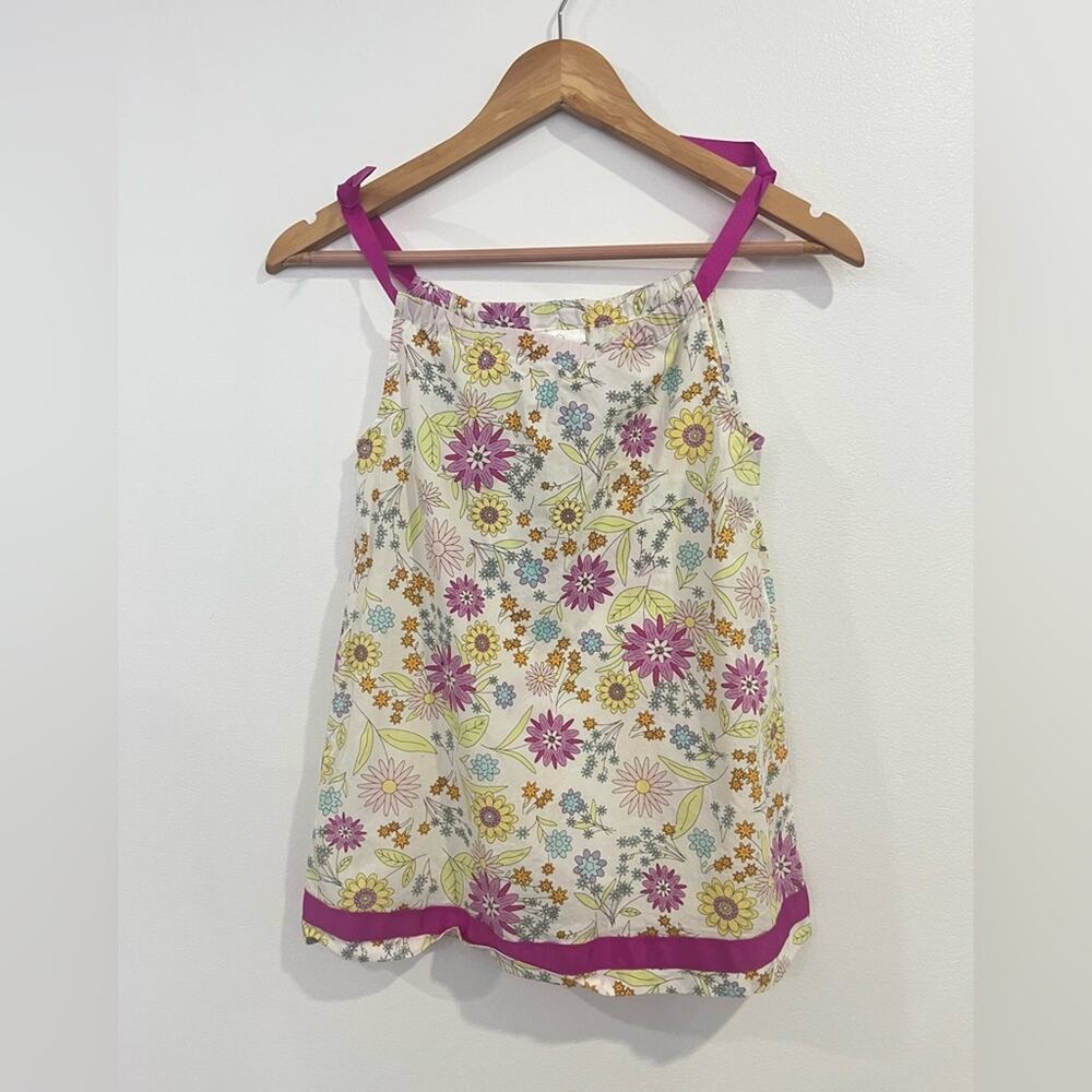 Hanna Andersson Girls Floral Cotton Dress 100 US4